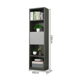 エコ素材　分類収納　バイカラーデザイン　オフィス収納　収納キャビネット　ファイリングキャビネット　書類整理棚　シンプル　モダン　カスタマイズ可能　CWG-M040