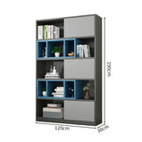 エコ素材　分類収納　バイカラーデザイン　オフィス収納　収納キャビネット　ファイリングキャビネット　書類整理棚　シンプル　モダン　カスタマイズ可能　CWG-M040