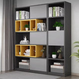 エコ素材　分類収納　バイカラーデザイン　オフィス収納　収納キャビネット　ファイリングキャビネット　書類整理棚　シンプル　モダン　カスタマイズ可能　CWG-M040