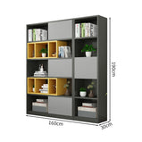 エコ素材　分類収納　バイカラーデザイン　オフィス収納　収納キャビネット　ファイリングキャビネット　書類整理棚　シンプル　モダン　カスタマイズ可能　CWG-M040