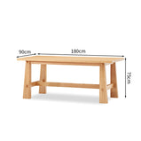 幅広　ゆったり　厚い天板　天然木　頑丈　太い脚　耐荷重　安定性　面取り加工　木目調　テーブル　ダイニングテーブル　食事用　ナチュラル　穏やか　ぬくもり　CZ-M078