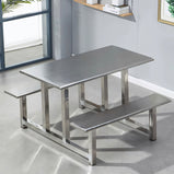 テーブル　ダイニングテーブル　セット　ステンレス鋼　耐荷重　お手入れ簡単　安定感　シンプル　カスタマイズ可能　CZ-M080