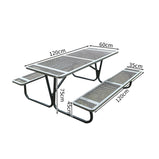 アウトドア　テーブル　チェア　セット　屋外　Ｒ加工　スチールフレーム　耐候性　長持ちしやすい　ブラウン　イエロー　カスタマイズ可能　HWZY-M040