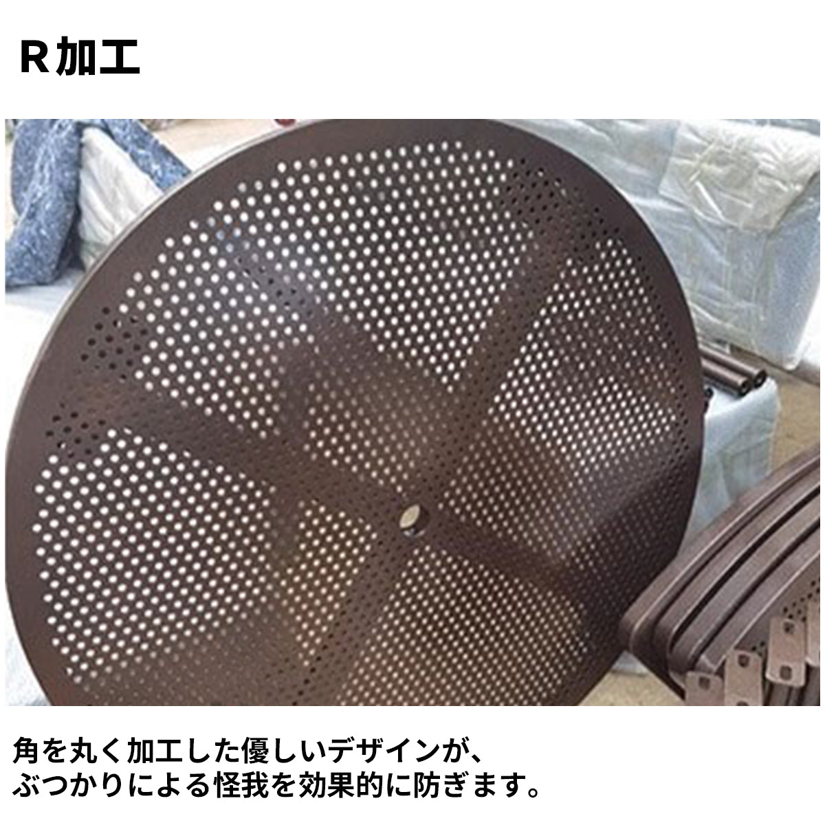 アウトドア　テーブル　チェア　セット　屋外　Ｒ加工　スチールフレーム　耐候性　長持ちしやすい　ブラウン　イエロー　カスタマイズ可能　HWZY-M040