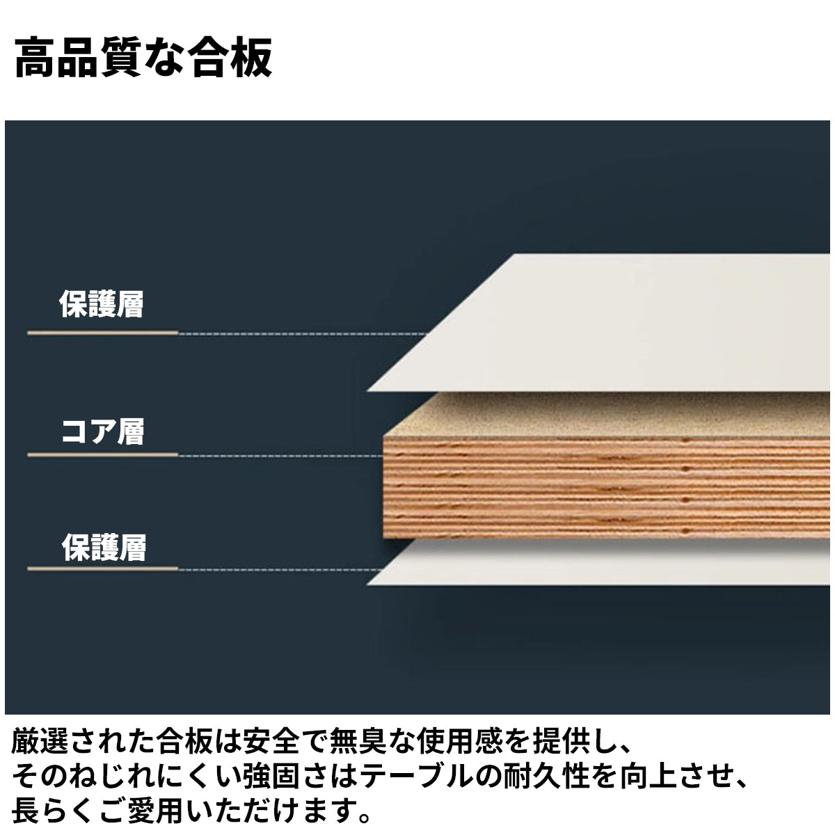 食堂テーブル　チェア　セット　安定感　一体型　おしゃれ　PP樹脂　スチールフレーム　合板　Ｒ加工　かわいい　ブルー　カスタマイズ可能　HWZY-M049