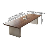 会議室 用 テーブル おしゃれ　ミーティングテーブル　ナチュラルテイスト　天然木使用　パイン材　パネル脚　高安定性　ナチュラル　カスタマイズ可能　HYZ-M027