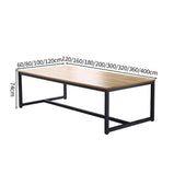 会議 室 デスク　ミーティングテーブル　安定性　ガタつきのない使用感　アジャスター　スチールフレーム　コーナーパーツ　貫付き　ロの字脚　ナチュラル　カスタマイズ可能　HYZ-M050