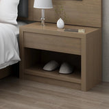 ライティングデスク　ベッドサイドテーブル　ナイトテーブル　小型テーブル　ホテル客室向け　木調目　木製　ホテル用　ベッドサイドテーブル　エコ素材　JDGZ-M002　metamall