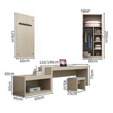 客室用テーブル　ホテル家具　客室向け　エコ素材　ライティングデスク　チェア付き　ウレタンフォーム　収納　分類収納　高級　グレー　 JDGZ-M004　metamall