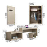 客室用テーブル　ホテル家具　客室向け　エコ素材　ライティングデスク　チェア付き　ウレタンフォーム　収納　分類収納　高級　グレー　 JDGZ-M004　metamall