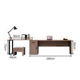 ライティングデスク　ナイトテーブル　小型テーブル　ベッドサイドテーブル　ホテル家具　客室向け　エコ素材　ライティングデスク　木目調　メラミン化粧板　配線　チェア　JDGZ-M010　metamall