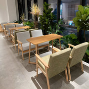応接ソファー　受付ソファー　喫茶店　休憩室　背もたれ　座面　クロス張り　シンプルモダン　グレー　カスタマイズ可能　metamall