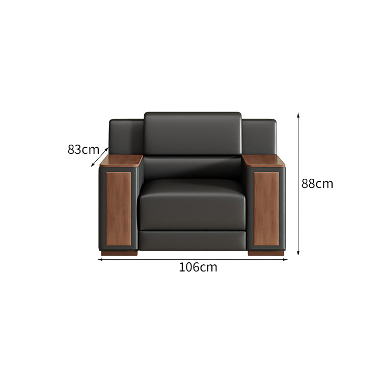 応接ソファ　ソファー　オフィスソファー　受付ソファー　待合室　応接室　２人掛け　モダン　本革　座り心地　ブラック　グレー　カスタマイズ可能　JDSF-M027