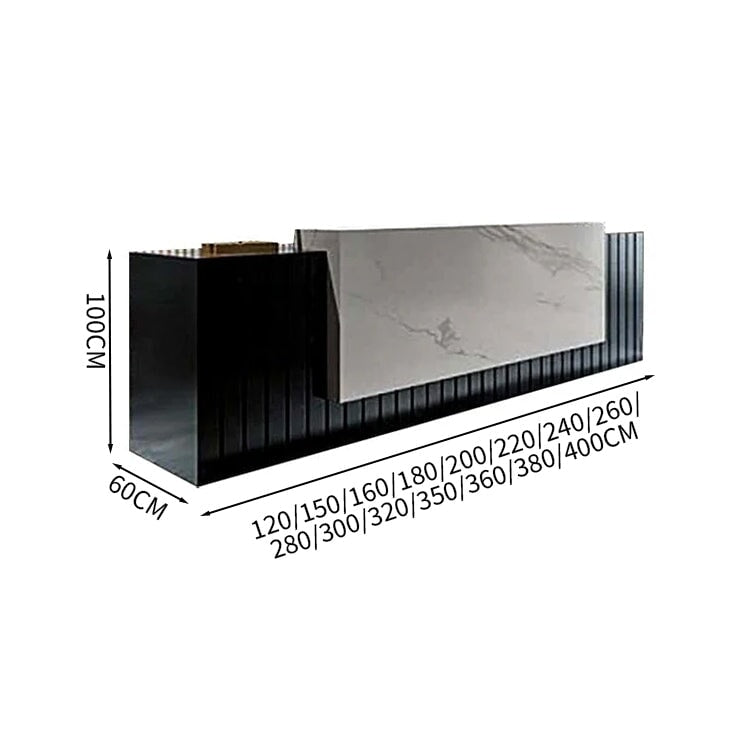 受付カウンター カウンター 受付台 オフィス受付 エントランス受付 木製 metamall