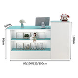 受付カウンター　レジカウンター　オフィス受付　鍵付き　配線穴付き　角丸　シンプル　ホワイト　カスタマイズ可能  JDT-M-104-kc 　metamall