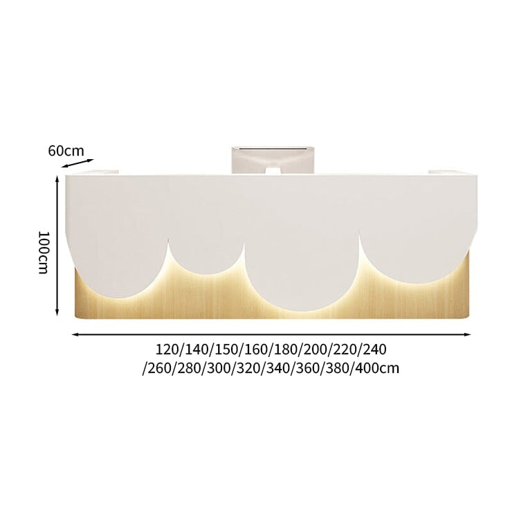 店舗用レジカウンター　ハイカウンター　レジスタンド　PC収納　キーボードトイレ付き　引出し付き　R仕上げ　ホワイト　カスタマイズ可能　JDT-M-142　metamall