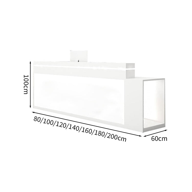 受付カウンター　受付台　レジ台 おしゃれ　シンプルモダン　繊維板　L字型　引き出し付き　シリンダー錠　モダン　ホワイト　ブラック　カスタマイズ可能　JDT-M008　metamall