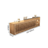 受付台　受付　受付カウンター　ハイカウンター　機能性　収納　ベニヤ合板　エコ素材　ライト　鍵付き引き出し　ナチュラル　カスタマイズ可能　JDT-M105