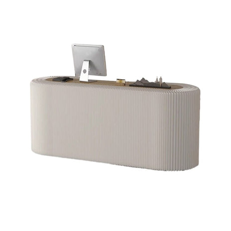 折り畳み機能　収納スペース　オープン収納　耐荷重　エコ板材　クラフトペーパー　カウンター　受付カウンター　シンプル　おしゃれ　カスタマイズ可能　JDT-M112