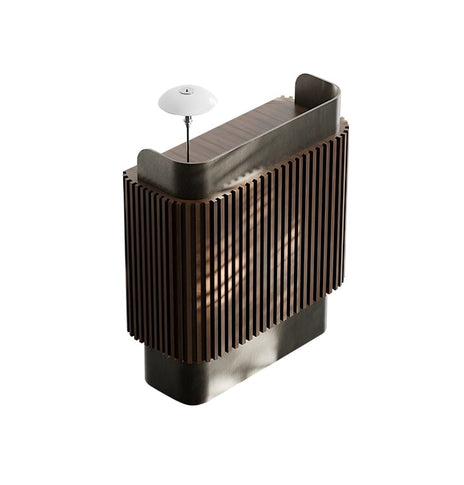 木製　ステンレス　スリット付き　立体感　扉付き収納　大容量　プライバシー配慮　受付カウンター　カウンター　落ち着き　穏やか　カスタマイズ可能　JDT-M114