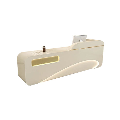 幅広　ゆとり　大容量　分類収納　錠付き引き出し　エコ板材　LEDライト　Ｒ仕上げ　受付カウンター　カウンター　穏やか　シック　洗練　カスタマイズ可能　JDT-M117