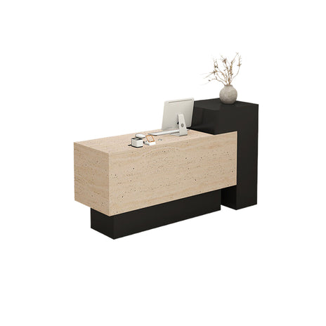 台輪　厚い天板　大容量　分類収納　引き出し　錠付き　配線孔　広い天板　受付カウンター　カウンター　シンプル　洗練　機能的　カスタマイズ可能　JDT-M121