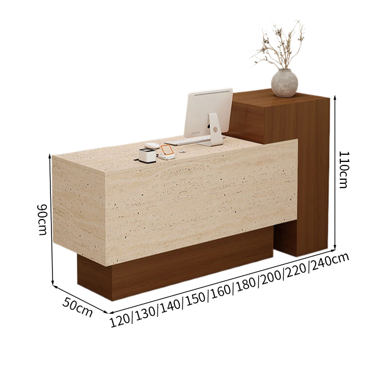 台輪　厚い天板　大容量　分類収納　引き出し　錠付き　配線孔　広い天板　受付カウンター　カウンター　シンプル　洗練　機能的　カスタマイズ可能　JDT-M121