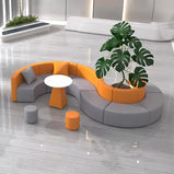 高反発ウレタン　弾力性　柔らか　天然木フレーム　安定性　合成皮革　モジュラーソファ　組み合わせ　応接セット　ソファ　テーブル　デザイン性　使い勝手　JDZH-M022