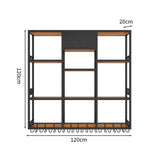 収納ラック　ワイングラスハンガー　　酒棚　フック付き　お酒収納　オープン収納　ボード酒棚　バー酒棚　耐荷重　スチール製　大容量　スタイリッシュ　カスタマイズ可能　JG-M029　metamall