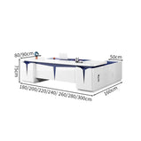 デスク　エグゼクティブ　ワークデスク　役員デスク　作業用　鏡面仕上げ　エコ板材　広い天板　厚み　サイドキャビネット　埋込みコンセント　冷却ファン　洗練　おしゃれ　カスタマイズ可能　LBZ-C163 