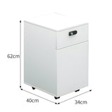 オフィス収納キャビネット　オフィス用書類収納　書庫　収納棚　ファイリングキャビネット　棚　本棚　シンプル　ホワイト　大容量収納　オフィス家具　MG-CWG-LLS37