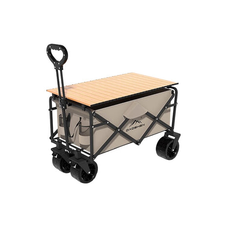 ウトドアワゴン　アウトドア　折りたたみ　キャリーワゴン　キャリーカート　便利　スチール製　キャスター　オックスフォード生地　コンパクト　LYC-M003　metamall