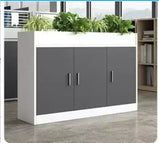 オフィス用書庫　キャビネット オフィス収納 木製書庫 木製キャビネット　CWG-M-005