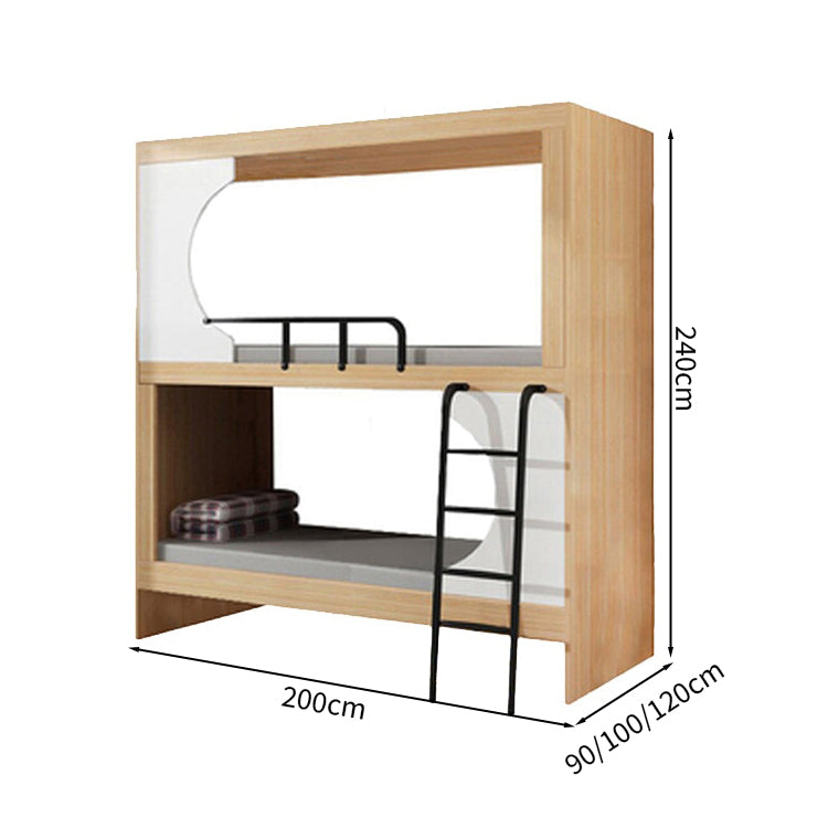 二段ベッド　親子ベッド　はしご　収納　開き戸　シューズボックス　ナチュラル　カスタマイズ可能　SCC-M015