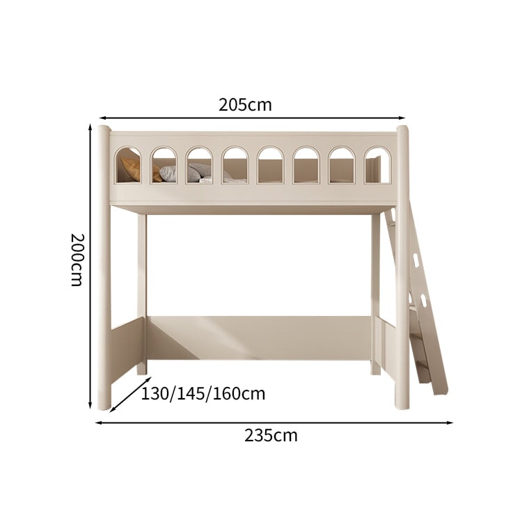 二段ベッド　ホワイト　木製二段ベッド　引き出し　ベッドガード　安定感　エコ素材　メラミン化粧板　モダン　シンプル　ホワイト　SCC-M069