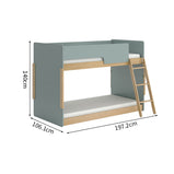 落下防止ガード　分割可能デザイン　防滑のはしご　天然木　安全　子供用　二段ベッド　ベッド　子供用　可愛い　モダン　シンプル　カスタマイズ可能　SCC-M094
