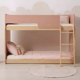 落下防止ガード　分割可能デザイン　防滑のはしご　天然木　安全　子供用　二段ベッド　ベッド　子供用　可愛い　モダン　シンプル　カスタマイズ可能　SCC-M094