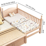 ベッド　すのこベッド　子供ベッド　ズレ防止ガード　天然木フレーム　エコ素材　耐荷重　天然木　Ｒ加工　ナチュラル　カスタマイズ可能　metamall