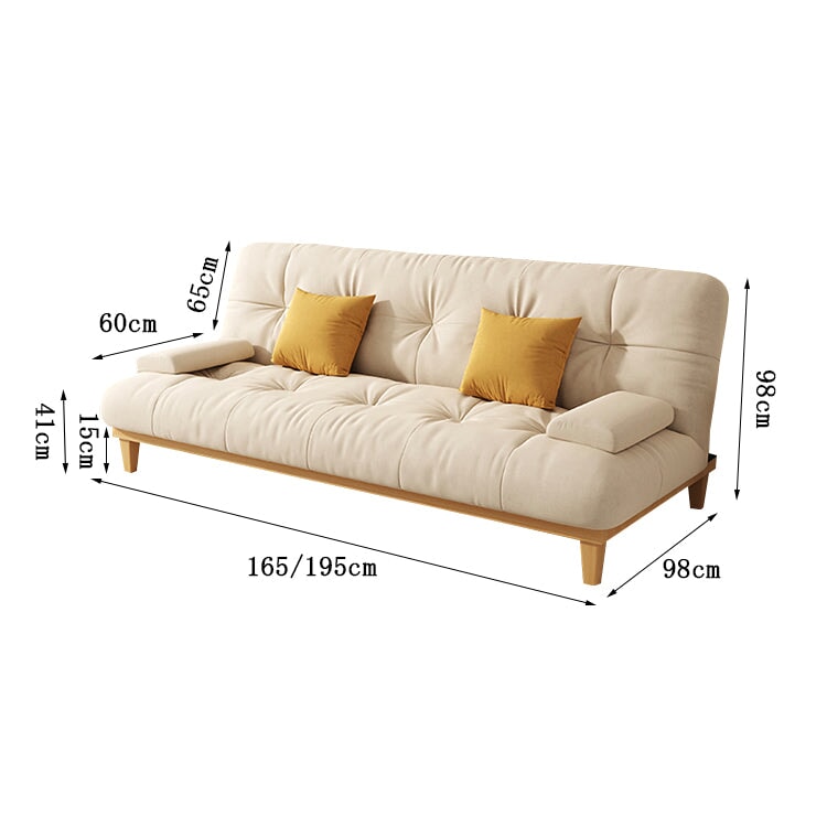 ソファ　ソファベッド　パイン材　ウレタン　シャニール　PP綿　Sバネ　おしゃれ　省スペース　BSF-M109 metatall