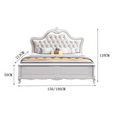 ベッド　キング　サイズ　二人用　ウレタン　ヘッドボード　ふくよか　革　天然木　大容量　収納　引き出し　ベッド下収納　サイドテーブル　オシャレ　ラグジュアリー　カスタマイズ可能　CHICKAGU