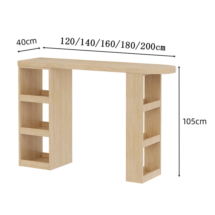 カウンターテーブル　バーテーブル　ラック　オープン収納　天然木　パイン材　温もり　シンプル　カスタマイズ可能　BTZ-M015　MetaMall