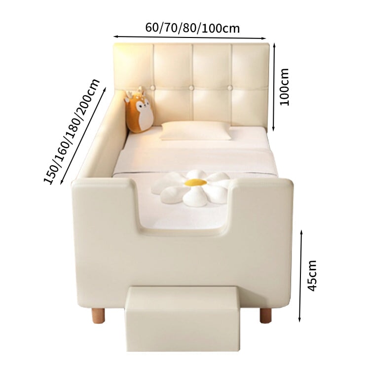 ベッド　すのこベッド　子供ベッド　ズレ防止ガード　パイン　天然木　耐荷重　耐久性　ウレタン　CBC-M012　MetaMall