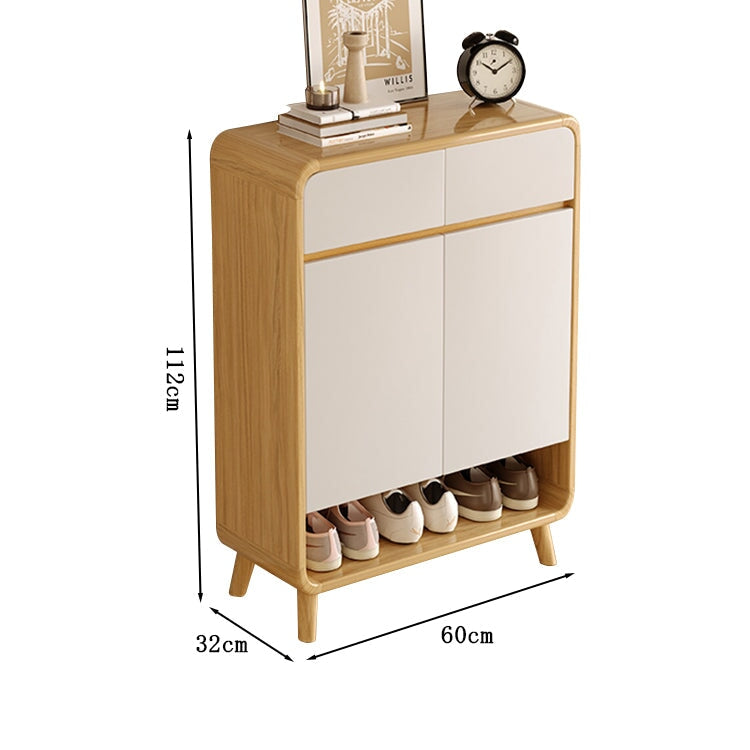 シューズボックス　靴　収納　下駄箱　玄関用　多段式　大容量　玄関収納　通気孔付き　緩衝蝶番　可動棚板　Ｒ加工　引き出し　XG-M017　metamall