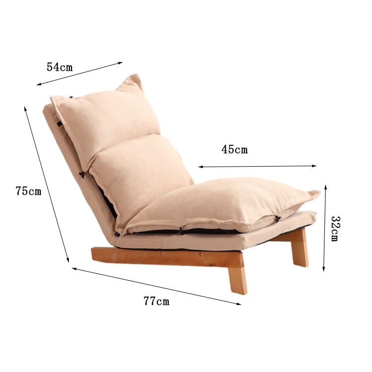 ソファベッド　シングルソファ　オットマン　スツール　リクライニング　PP綿　スチール　くつろぎ　シンプル　BSF-M108 metamall
