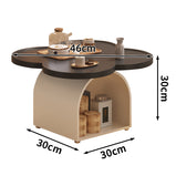 ローテーブル　テーブル　座敷テーブル　サイドテーブル　R加工　カーボンスチール　天然木　シンプル　ホワイト　CJ-M067