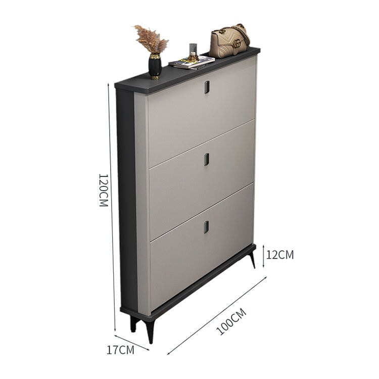 シューズボックス　靴　収納　下駄箱　玄関用　多段式　大容量　玄関収納　コンパクト　Ｒ加工　プッシュオープン　XG-M005　metamall