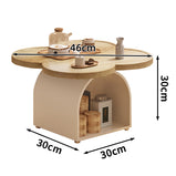 ローテーブル　テーブル　座敷テーブル　サイドテーブル　R加工　カーボンスチール　天然木　シンプル　ホワイト　CJ-M067