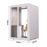 防音ブース　隔音室　可動式　静音換気システム　多層構造防音材　分厚いフレーム　錠付き　照明システム　カスタマイズ可能　JYC-S007