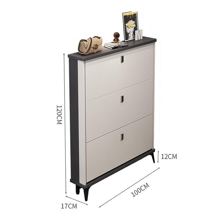 シューズボックス　靴　収納　下駄箱　玄関用　多段式　大容量　玄関収納　コンパクト　Ｒ加工　プッシュオープン　XG-M005　metamall