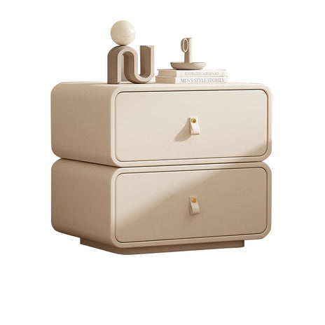 キャビネット　かわいい　マイクロファイバーレザー　メラミン化粧板　Ｒ加工　取っ手　引き出し　カスタマイズ可能　SNG-M049